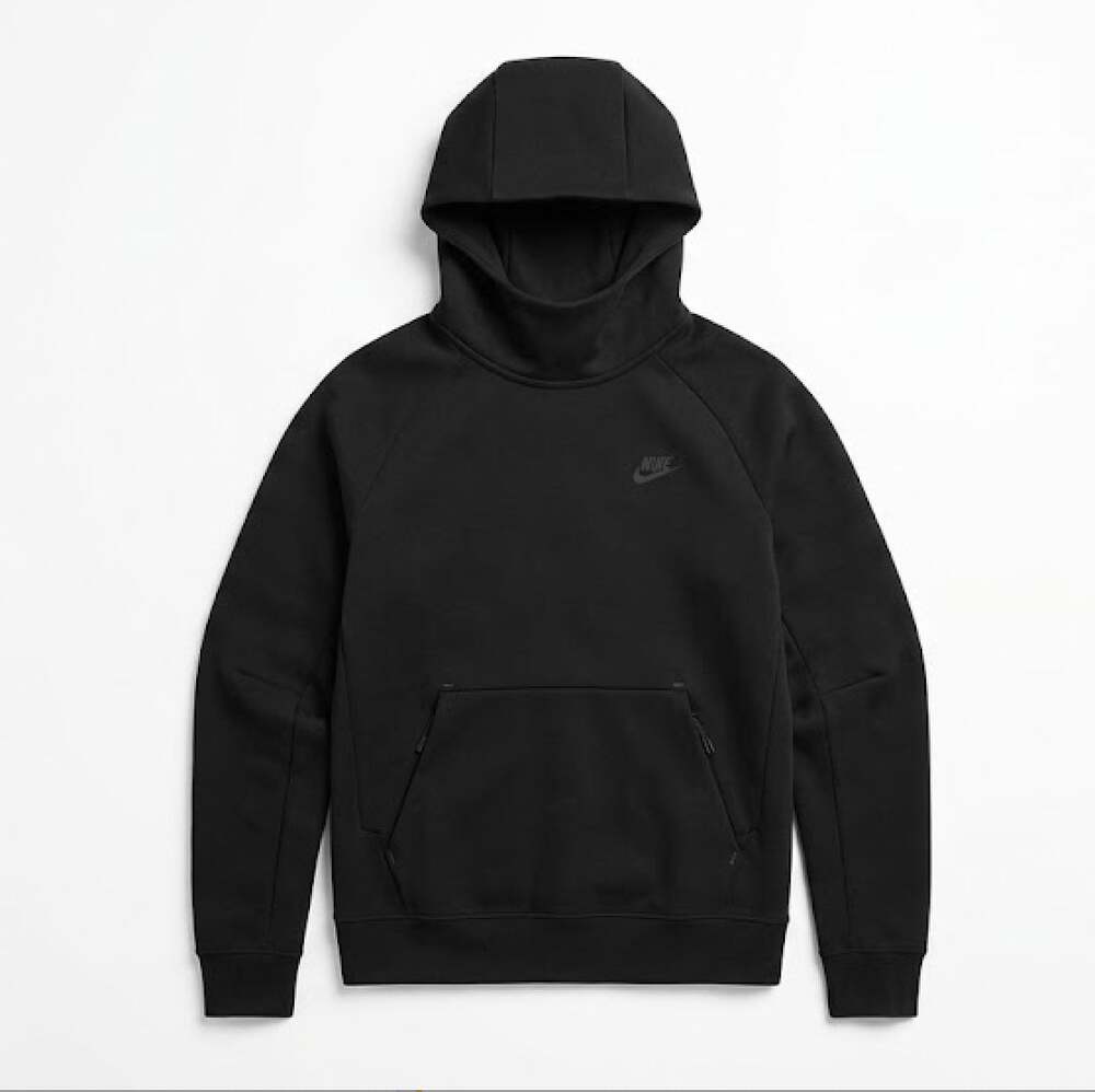 Nike Black Oversized Sportswear Tech Fleece Hoodie